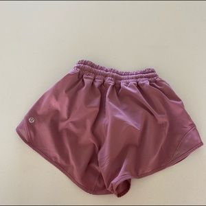 Purple lulu lemon shorts in perfect condition